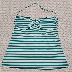 Turquoise Stripe Tankini